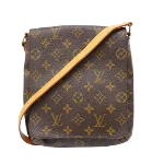 Brown Canvas Louis Vuitton Musette Salsa