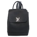 Black Fabric Louis Vuitton Backpack