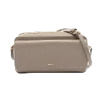 Beige Leather Furla Crossbody Bag