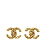 Gold Yellow Gold Chanel Earrings