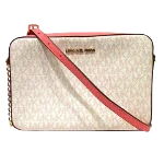 Pink Canvas Michael Kors Crossbody Bag