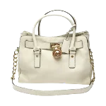 White Leather Michael Kors Handbag