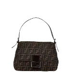 Brown Canvas Fendi Baguette Mamma