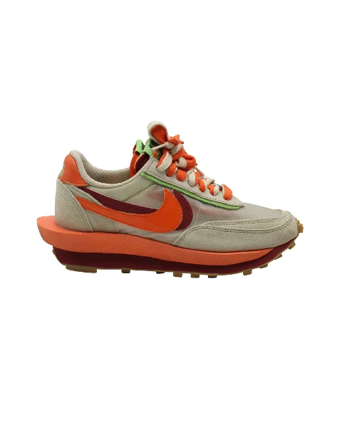 Orange Suede Nike Sneakers