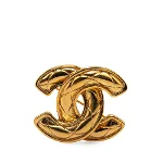 Gold Metal Chanel Brooch