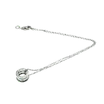 Silver White Gold Bvlgari Necklace