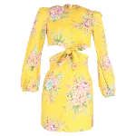 Yellow Cotton Zimmermann Dress