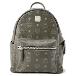 Green Leather MCM Backpack