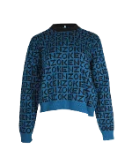 Blue Cotton Kenzo Sweater