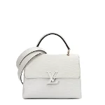 White Leather Louis Vuitton Grenelle