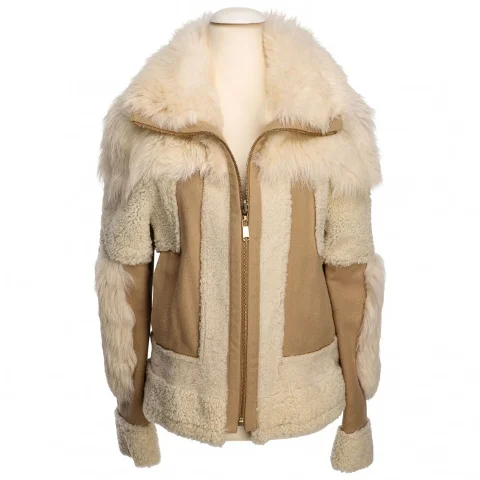 Beige Fur Chloé Jacket
