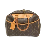 Brown Canvas Louis Vuitton Deauville 