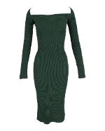 Green Viscose Khaite Dresses