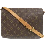 Brown Canvas Louis Vuitton Musette Salsa