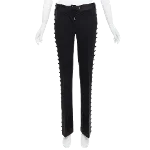 Black Viscose Chloé Pants