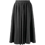 Grey Wool Valentino Skirt