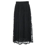 Black Polyester Celine Skirt