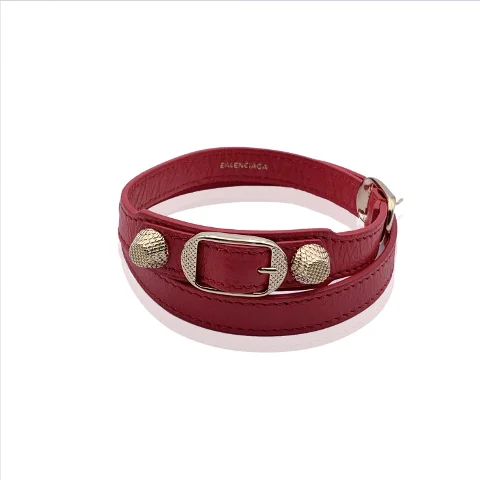 Red Leather Hermès Bracelet