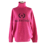 Pink Canvas Balenciaga Sweatshirt