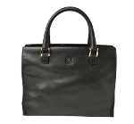 Black Leather Loewe Tote