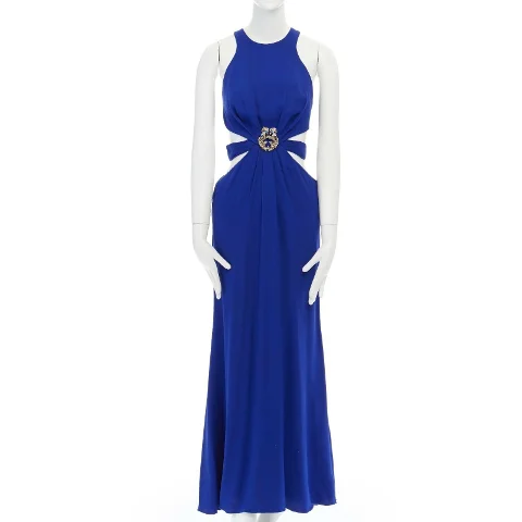 Blue Viscose Roberto Cavalli Dress