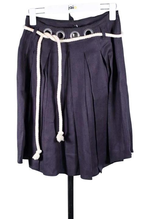 Blue Linen Sonia Rykiel Skirt