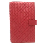 Red Leather Bottega Veneta Agenda Cover