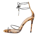 Brown Fabric Aquazzura Sandals