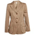 Brown Cotton Armani Collezioni Blazer