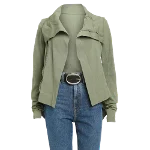 Green Cotton Rick Owens Jacket