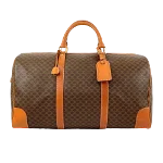 Brown Canvas Celine Travel Bag