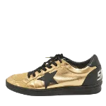 Gold Leather Golden Goose Sneakers