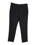 Black Wool Ann Demeulemeester Pants