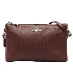 Red Leather Coach Crossbody Bag