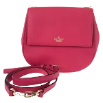 Pink Leather Kate Spade Shoulder Bag