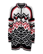 Multicolor Wool Maje Cardigan