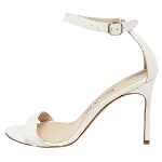 White Leather Manolo Blahnik Sandals