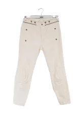 White Cotton Chloé Jeans