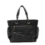 Black Canvas Chanel Paris Biarritz