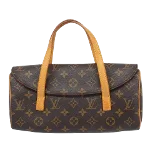 Brown Fabric Louis Vuitton Sonatine