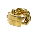 Gold Metal Yves Saint Laurent Ring