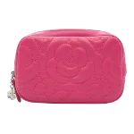 Pink Leather Chanel Pouch