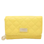 Yellow Fabric DKNY Shoulder Bag