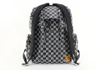 Black Canvas Louis Vuitton Christopher Backpacks