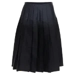 Black Wool Prada Skirt