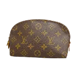 Brown Canvas Louis Vuitton Pouch