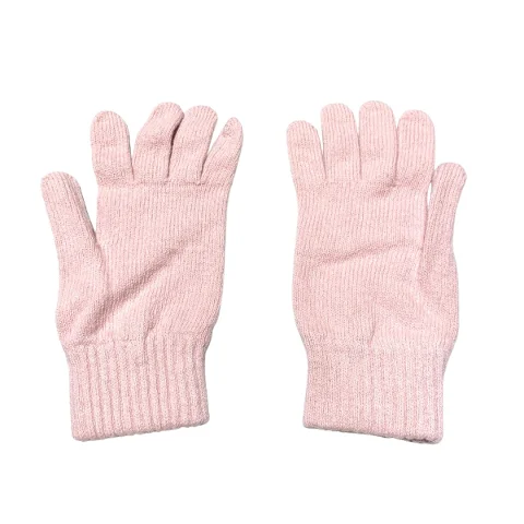 Pink Wool Burberry Gloves