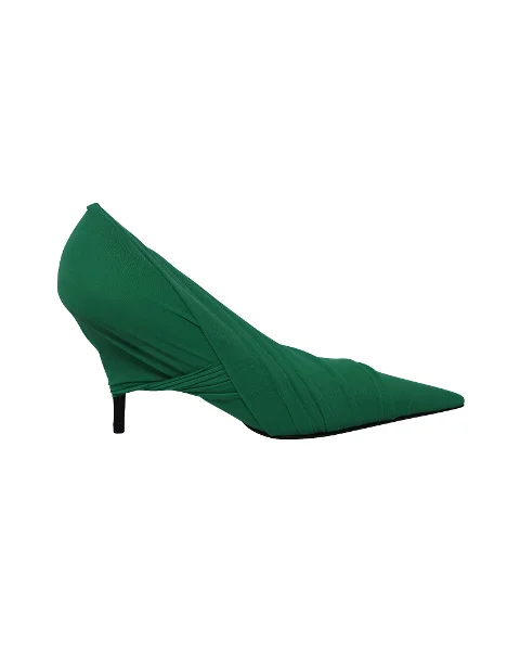 Green Nylon Balenciaga Heels