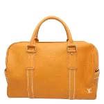 Yellow Leather Louis Vuitton Keepall