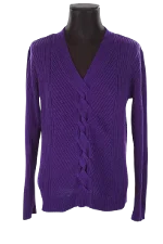 Purple Viscose Ralph Lauren Sweater